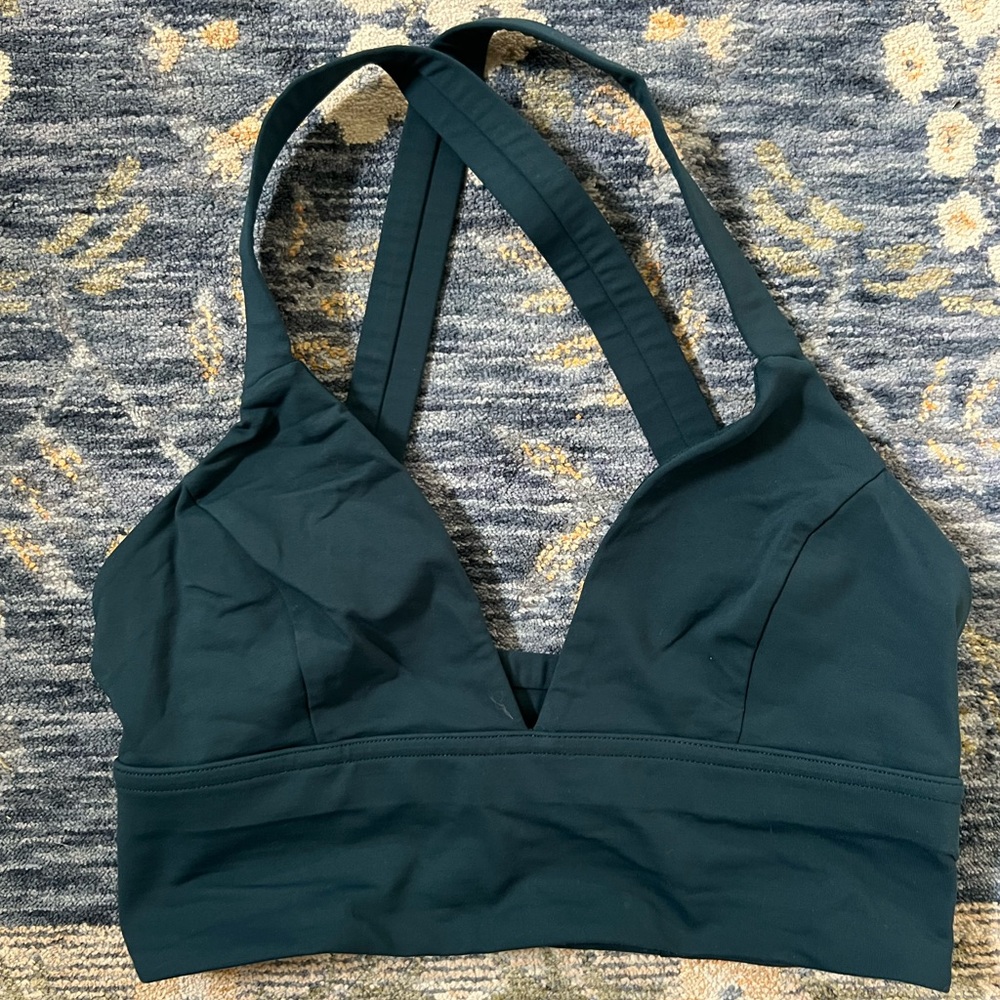 Lululemon Athletica Green Bustier Crop Tank